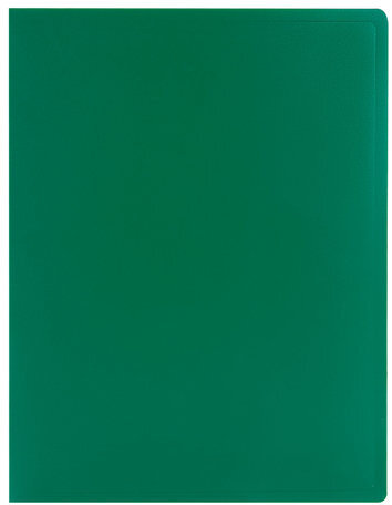 Папка 40 вкладышей STAFF, зеленая, 0,5 мм, 225703