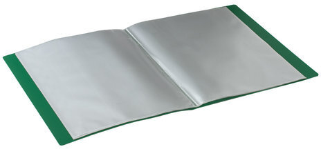 Папка 40 вкладышей STAFF, зеленая, 0,5 мм, 225703