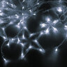 Электрогирлянда-занавес комнатная "Звезды" 3х1 м, 138 LED, холодный белый, 220 V, ЗОЛОТАЯ СКАЗКА, 591337