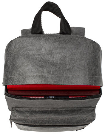 Рюкзак BRAUBERG TYVEK крафтовый с водонепроницаемым покрытием, графитовый, 34х26х11 см, 229892