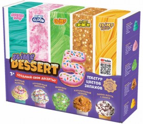 Набор для творчества &quot;Слайм Десерт&quot;, 1 кг разных слаймов, наполнители для слаймов, SLIME, S130-56