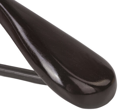 Вешалка-плечики, размер 48-50, деревянная, анатомическая, перекладина, цвет шоколад, BRABIX "Люкс", 601165