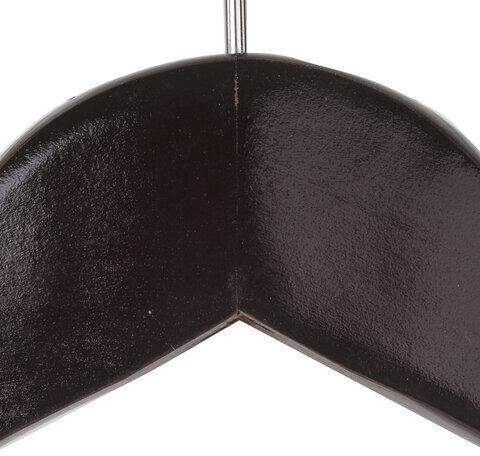 Вешалка-плечики, размер 48-50, деревянная, анатомическая, перекладина, цвет шоколад, BRABIX "Люкс", 601165