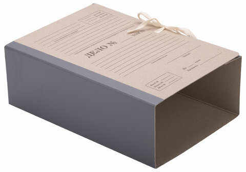 Папка архивная для переплета "Форма 21" 120 мм, с механизмом для скоросшивания, завязки, STAFF, 112171