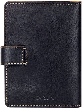 Бумажник водителя FABULA "Kansas", натуральная кожа, тиснение, 6 пластиковых карманов, кнопка, черный, BV.10.TX