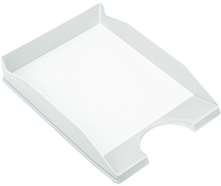 Лоток горизонтальный для бумаг КОМПЛЕКТ 2 шт., BRAUBERG "Modern", 346х254х61 мм, белый, 238026