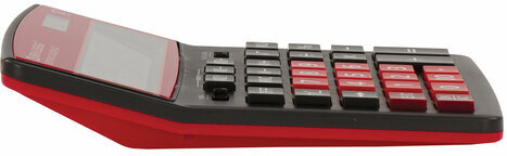 Калькулятор настольный BRAUBERG EXTRA COLOR-12-BKWR (206x155 мм), 12 разрядов, двойное питание, ЧЕРНО-МАЛИНОВЫЙ, 250479