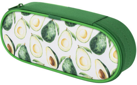 Пенал-футляр BRAUBERG, 1 отделение, ткань, 21x9x5 см, Avocado, 270374