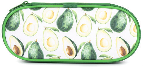 Пенал-футляр BRAUBERG, 1 отделение, ткань, 21x9x5 см, Avocado, 270374