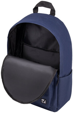 Рюкзак BRAUBERG POSITIVE универсальный, потайной карман, "Dark blue", 42х28х14 см, 270775