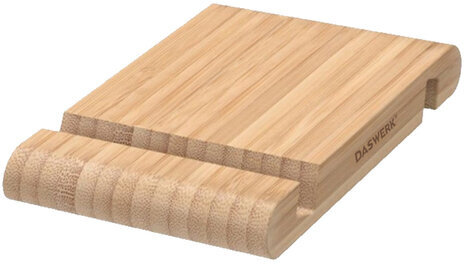 Подставка держатель для телефона/смартфона/планшета настольная из бамбука, DASWERK, 263155