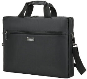 Сумка портфель HEIKKI TEMPO (ХЕЙКИ) с отд. для ноутбука 15,6&quot;, карман, Rush, черн., 30х40х4 см, 272607