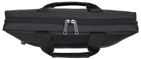 Сумка портфель HEIKKI TEMPO (ХЕЙКИ) с отд. для ноутбука 15,6", карман, Rush, черн., 30х40х4 см, 272607