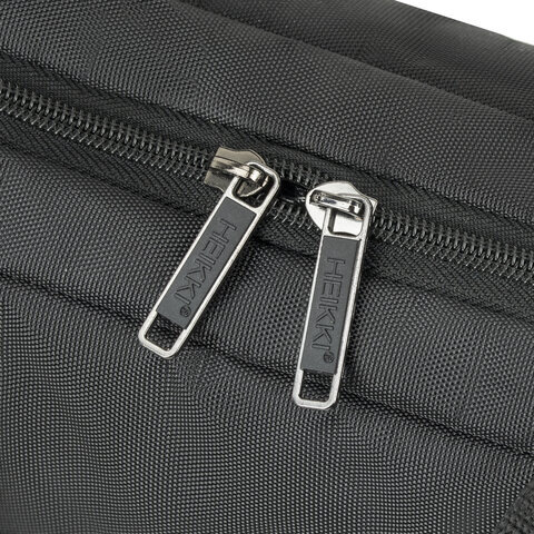 Сумка портфель HEIKKI TEMPO (ХЕЙКИ) с отд. для ноутбука 15,6", карман, Rush, черн., 30х40х4 см, 272607