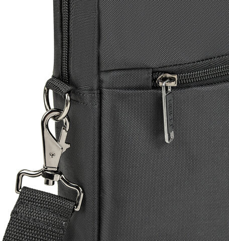 Сумка портфель HEIKKI TEMPO (ХЕЙКИ) с отд. для ноутбука 15,6", карман, Rush, черн., 30х40х4 см, 272607