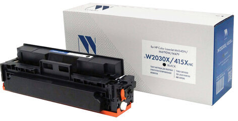 Картридж лазерный NV PRINT (NV-W2030X) для HP Color LaserJet M454dn/M454dw, черный, ресурс 7500 страниц