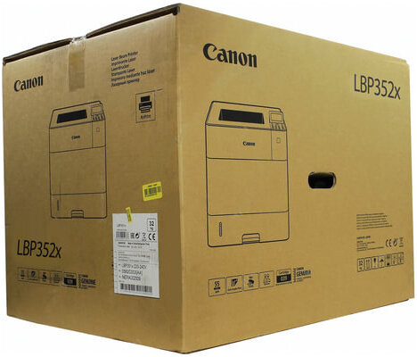 Принтер лазерный CANON i-Sensys LBP352x, А4, 62 стр./мин., 280000 стр./мес., ДУПЛЕКС, сетевая карта, 0562C008