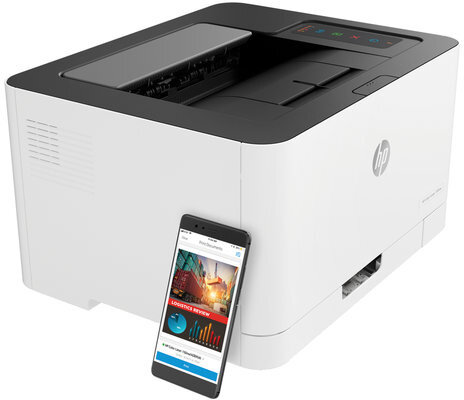Принтер лазерный ЦВЕТНОЙ HP Color Laser 150nw А4, 18 стр./мин, 20000 стр./мес., Wi-Fi, сетевая карта, 4ZB95A