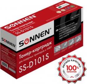 Картридж лазерный SONNEN (SS-D101S) для SAMSUNG ML2160-2168/SCX-3400/05-07, ВЫСШЕЕ КАЧЕСТВО, ресурс 1500 стр., 362435
