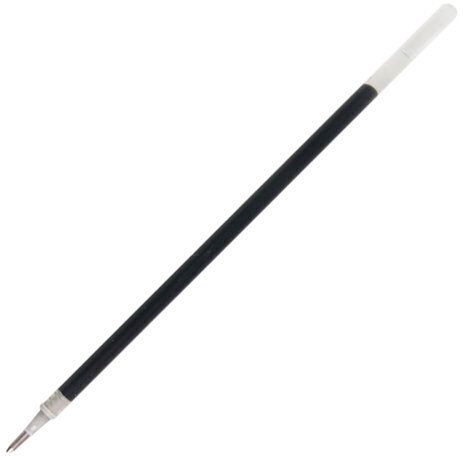 Стержень гелевый CROWN "Hi-Jell", 138 мм, ЧЕРНЫЙ, 0,8 мм, линия письма 0,5 мм, HJR-200