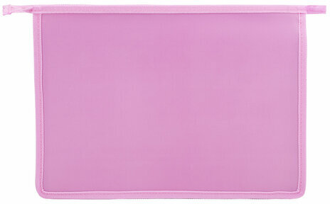 Папка для тетрадей ЮНЛАНДИЯ А4, 1 отделение, пластик, на молнии, "Anime hugs", 272138