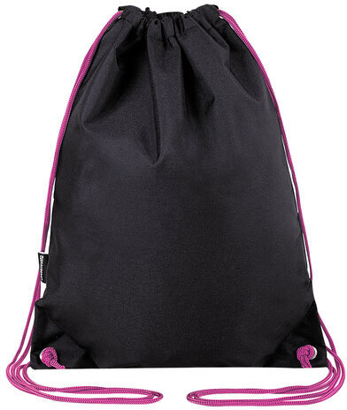 Мешок для обуви BRAUBERG плотный, карман на молнии, подкладка, 43х33 см, Neon Pink, 272428