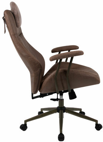Кресло BRABIX PREMIUM Arizona EX-573, синхромеханизм, искусственная замша, коричневый, 532944