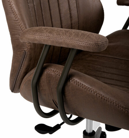 Кресло BRABIX PREMIUM Arizona EX-573, синхромеханизм, искусственная замша, коричневый, 532944