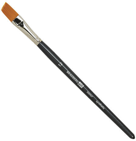 Кисти художественные набор 12 шт. в черном пенале, синтетика, BRAUBERG ART CLASSIC, № 0-20, 200967