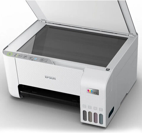 МФУ струйное EPSON L3256 "3 в 1", А4, 33 стр./мин, 5760x1440, Wi-Fi, СНПЧ, белый корпус, C11CJ67524