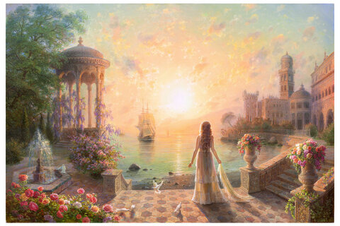 Картина стразами (алмазная мозаика), 30х40 см, ОСТРОВ СОКРОВИЩ "Возвращение", без подрамника, 663854