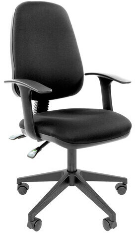 Кресло СН 661, с подлокотниками, черное 15-21, 1182994