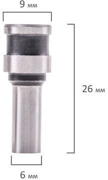 Сменные пробойники для мощного дырокола BRAUBERG "Heavy Duty", до 100 листов, КОМПЛЕКТ 2 шт., 226874