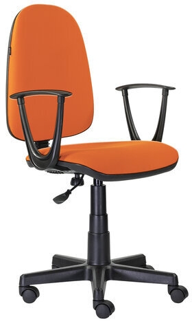 Кресло BRABIX &quot;Prestige Start MG-312&quot;, эргономичная спинка, ткань, оранжевое, 531922