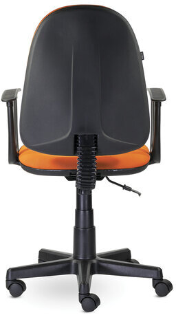 Кресло BRABIX "Prestige Start MG-312", эргономичная спинка, ткань, оранжевое, 531922