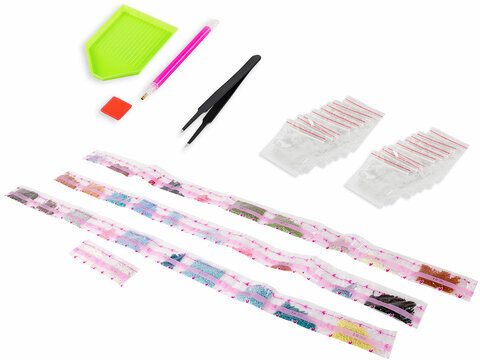 Картина стразами (алмазная мозаика) 30х40 см, ОСТРОВ СОКРОВИЩ "Солнце южного моря", без подрамника, 662567