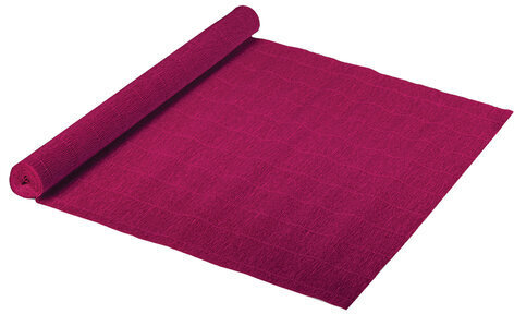 Бумага гофрированная/креповая (ИТАЛИЯ) 140 г/м2, 50х250 см, темно-малиновая (984), BRAUBERG FIORE, 112559