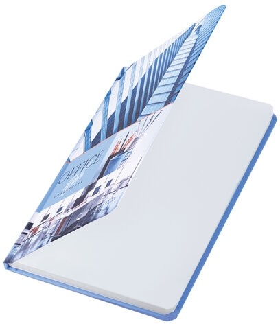 Ежедневник недатированный с резинкой А5 (145х203 мм), BRAUBERG, твердый, 128 л., "Офис", 114554