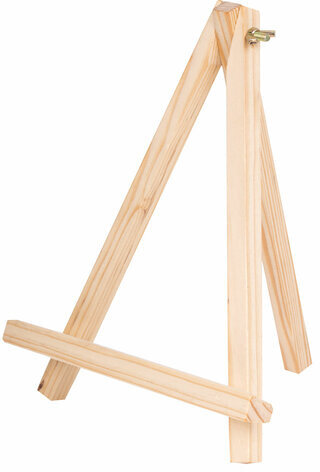 Мольберт настольный из сосны 18х23 см, высота холста до 25 см, BRAUBERG ART DEBUT, 192402