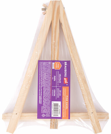 Мольберт настольный из сосны 18х23 см, высота холста до 25 см, BRAUBERG ART DEBUT, 192402