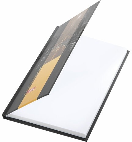 Блокнот МАЛЫЙ ФОРМАТ 110х147 мм А6, 80 л., ламинированная обложка, выборочный лак, клетка, BRAUBERG, "Ночной город", 123246