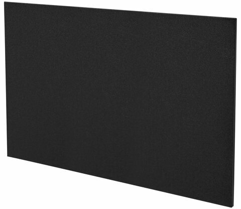 Доска меловая А4 (21x29,7 см), немагнитная, без рамки, ПВХ, ЧЕРНАЯ, BRAUBERG, 238315