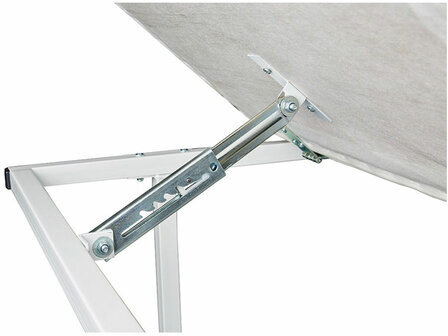 Кушетка медицинская HILFE "МД КС" 560х1930х670 мм, с углом наклона, кожзам бежевый, S26599021101