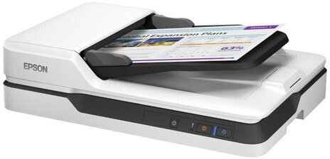 Сканер планшетный EPSON WorkForce DS-1630 А4, 25 стр./мин, 1200x1200, ДАПД, B11B239401