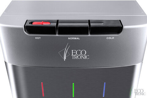 Пурифайер для воды ECOTRONIC M30-U4LE напольный, НАГРЕВ/ОХЛАЖДЕНИЕ ЭЛЕКТРОННОЕ, 3 крана, серый 11729