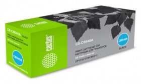 Картридж лазерный CACTUS (CS-CB540A) для HP CLJ CP1215/CP1515N/CM1312, черный, ресурс 2200 стр.