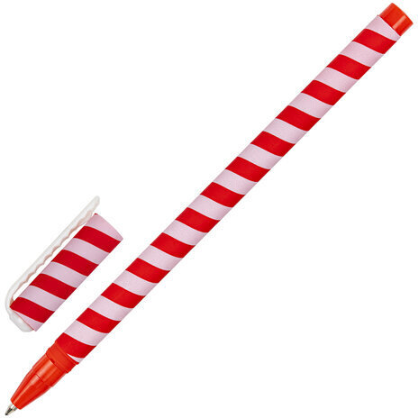 Ручка шариковая BRAUBERG SOFT TOUCH STICK "TWIST", СИНЯЯ, мягкое покрытие, узел 0,7 мм, 143702