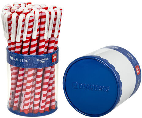 Ручка шариковая BRAUBERG SOFT TOUCH STICK "TWIST", СИНЯЯ, мягкое покрытие, узел 0,7 мм, 143702