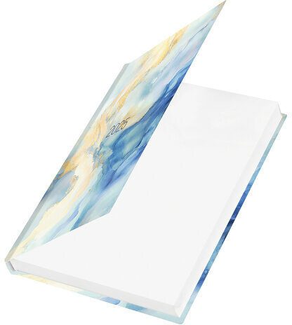 Ежедневник датированный 2025 145х215 мм, А5, STAFF, ламинированная обложка, "Blue Marble", 116021