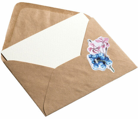 Наклейки бумажные объемные для скрапбукинга и декора ЦВЕТЫ, 6 штук, ОСТРОВ СОКРОВИЩ, 662274